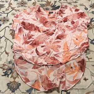 Buckle Pink and Orange Floral Blouse